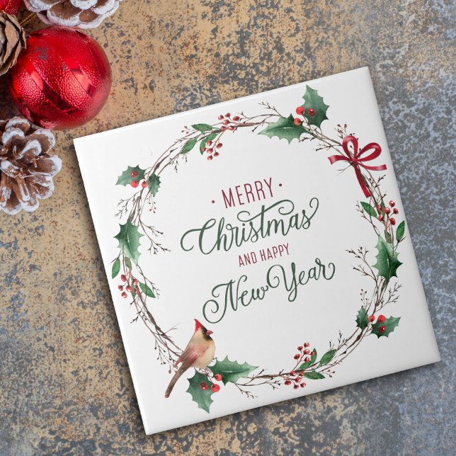 Carreau Serre de Berry Holly Rustique avec vacances d'oise (Créateur téléchargé)