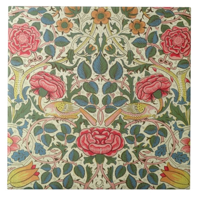 Carreau "S'est levé", 1883 (le coton imprimé) (Devant)