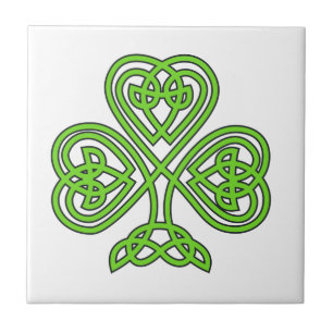 Carreau Shamrock celtique de noeud