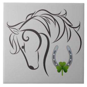 Carreau Shamrock et fer à cheval