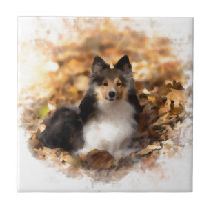 Carreau Sheltie Shetland Sheepdog Art Peinture