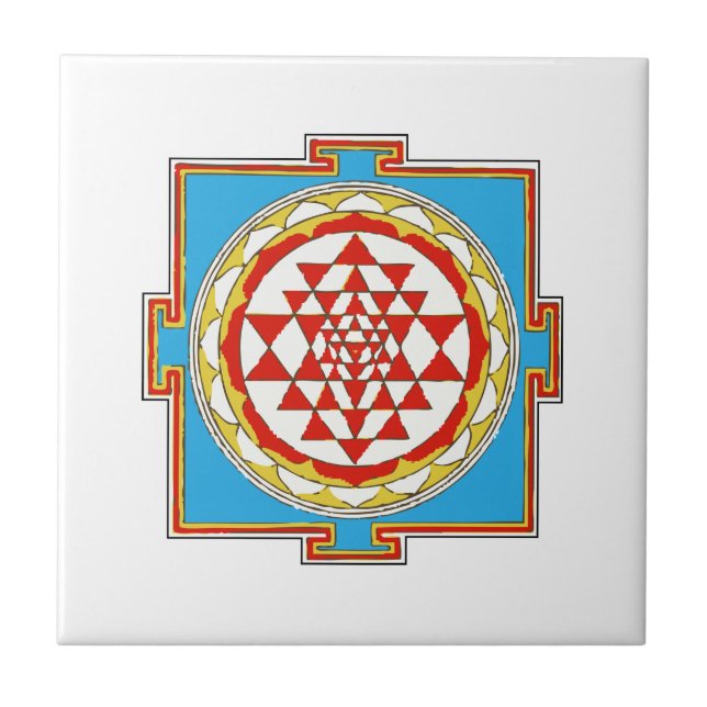 Carreau Shree Yantra (Devant)