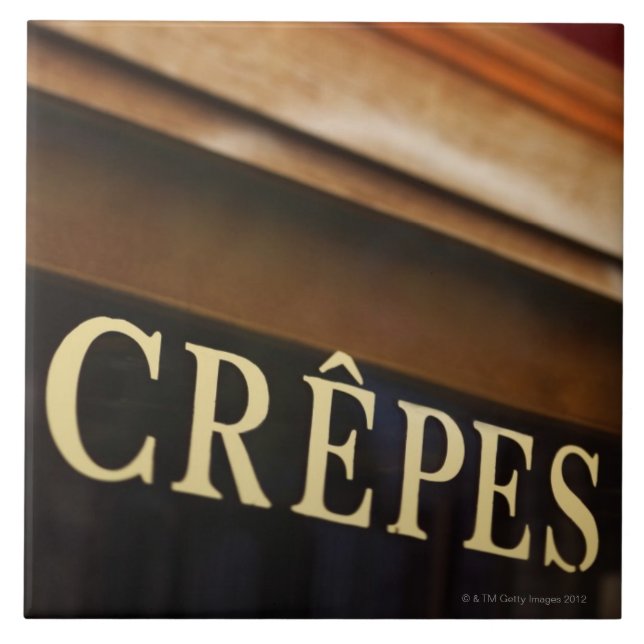 Carreau Signe de crêpes, Paris (Devant)