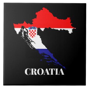 Carreau Silhouette de la Croatie
