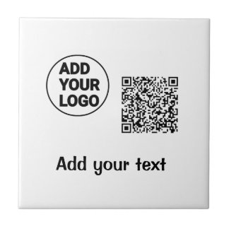 Carreau Simple minimum q r code ajouter logo code d'analys
