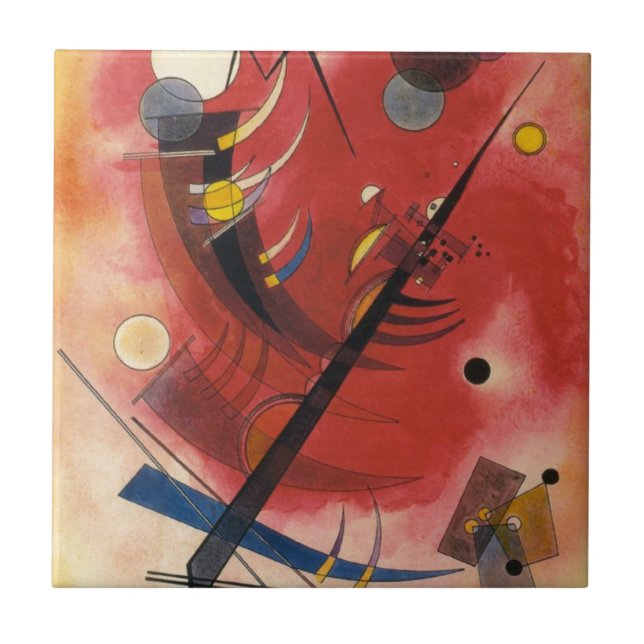 Carreau Simulation interne peinture Abstraite (Devant)