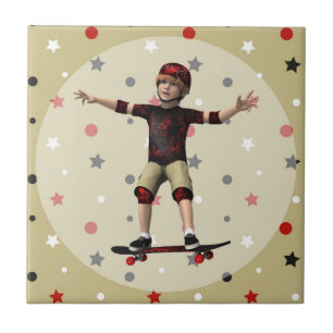 Carreau Skateboardeur