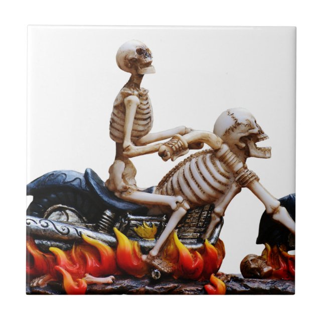 Carreau Skeleton Rider (Devant)