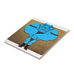 Carreau SlipperyJoe's gay muscle ours dessin animé thong l
