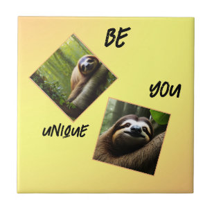 Carreau Sloth "Be You Unique",