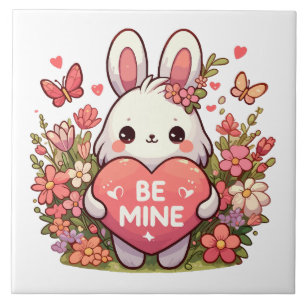Carreau sois mien, lapin drôle valentin amour