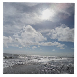 Carreau Soleil de l'après-midi à la plage