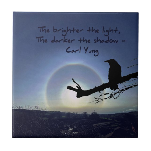 Carreau Soleil Halo sur le Pays de Galles avec Carrelage e (Devant)