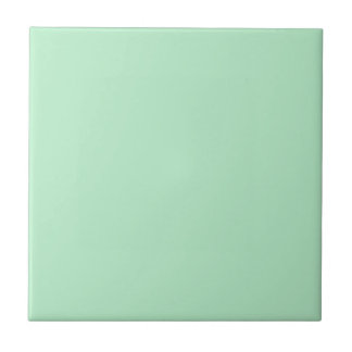Carreau Solid Soft Mint Green Tile