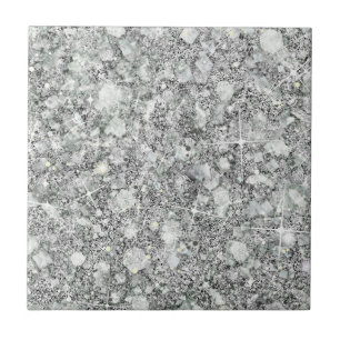 Carreau Sophistiqué couleur argent Faux Parties scintillan