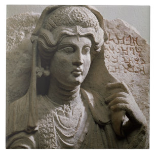 Carreau Soulagement de tombe de buste de portrait, romain,