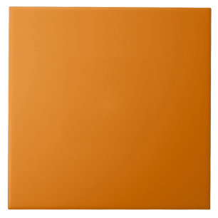 Carreau Soupe Citrouille orange couleur solide #E37402