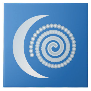 Carreau Spirale de la lune d'argent