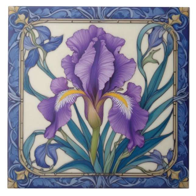 Carreau Splendor Iris Violet (Devant)