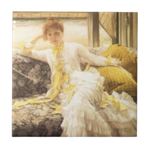 Carreau Spring (Balnéaire) par James Tissot, Vintage Portr