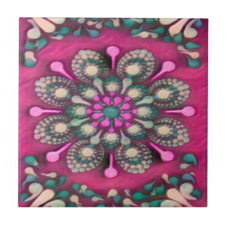 Carreau Spring Fling Magenta Mandala