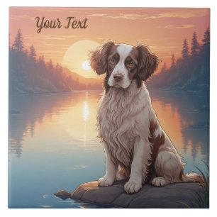 Carreau Springer Spaniel par Lac