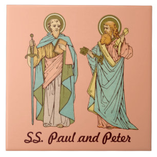 Carreau SS. Paul et Pierre, Apôtres (RLS 13 et 14)