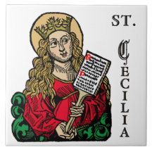 St. Cecilia avec Hymn Board (Nuremberg)