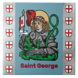 Carreau St. George et le Dragon (Nuremberg) Carrelage en c