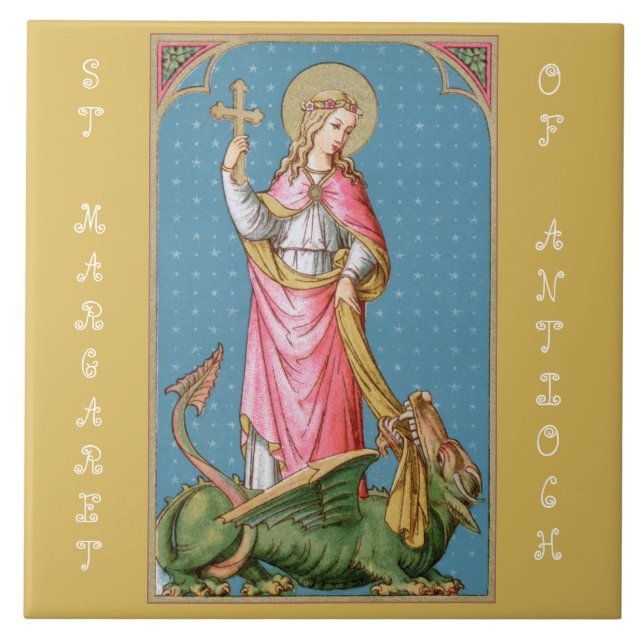 Carreau St. Margaret d'Antioche (SAU 038) (Devant)
