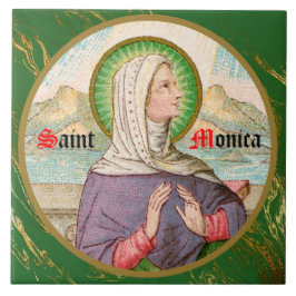 Carreau St. Monica of Tagaste (SAU 047; détail)