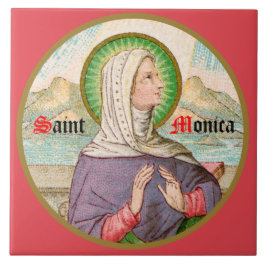 Carreau St. Monica of Tagaste (SAU 047; détail)