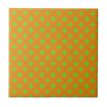 Starburst Atomique Étincelle Rétro Motif orange
