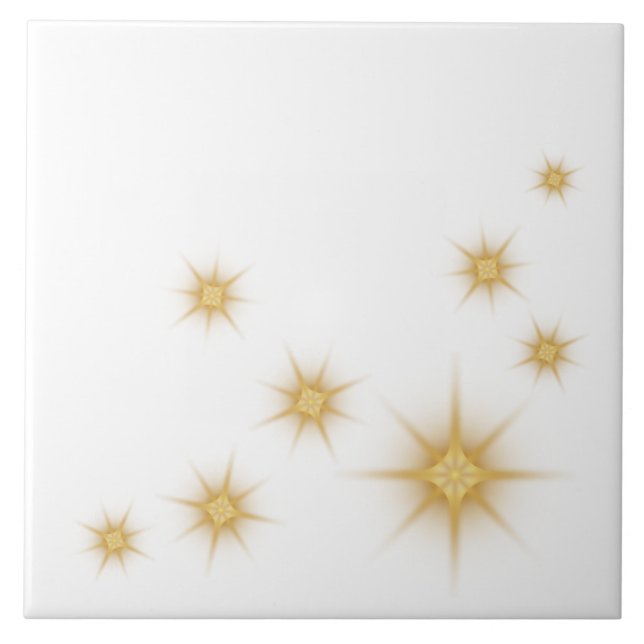 Carreau Starburst Or moderne (Devant)