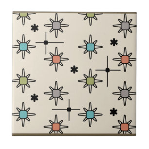 Carreau Starbursts Ciel Atomique Multicolore