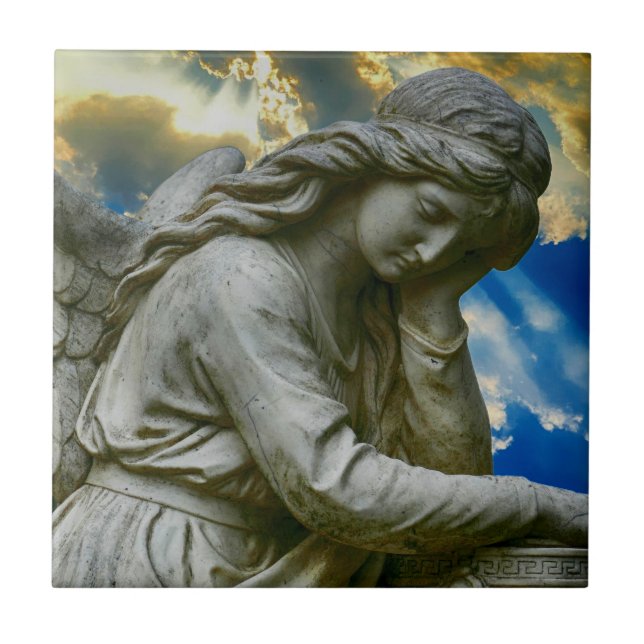 Carreau Statue d'ange (Devant)