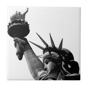 Carreau Statue de la Liberté Noir & Blanc