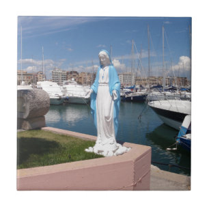 Carreau Statue de Vierge Marie