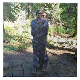 Carreau Statue Sacagawea, Fort Clatsop, Astoria, Oregon