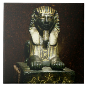 Carreau Statuette d'un sphinx du Roi Tuthmosis III,
