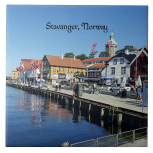 Carreau Stavanger, Norvège photo pittoresque