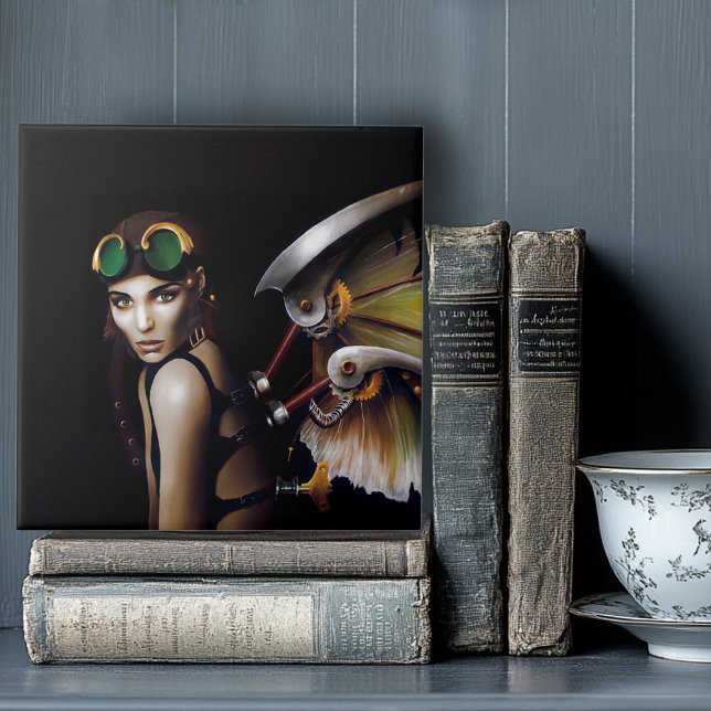 Carreau Steampunk Fée mécanique (Créateur téléchargé)