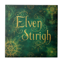 Stirigh elfique – Sigils en vert