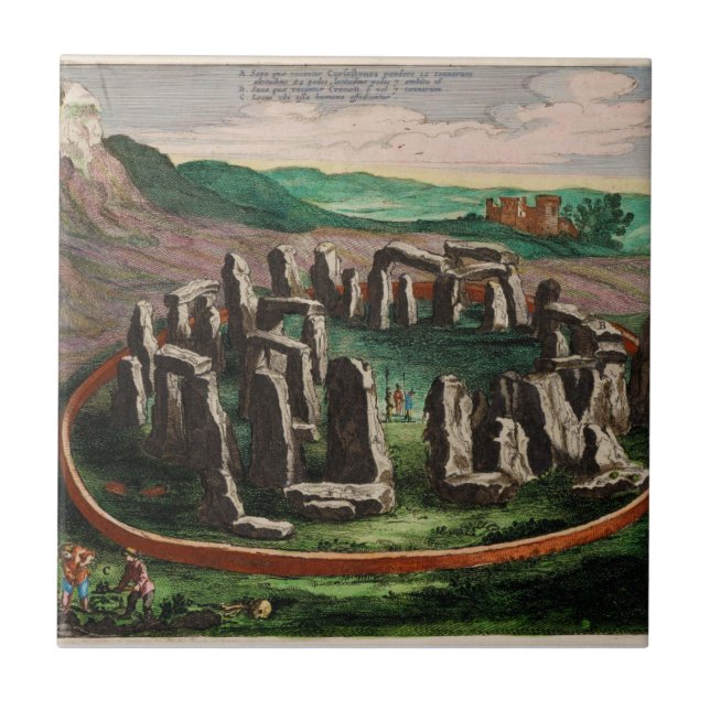 Carreau Stonehenge d'Atlas Van Loon 1649 (Devant)