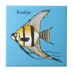 Carreau Striped angelfish cartoon