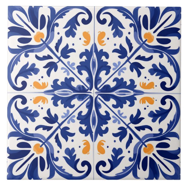 Carreau Style espagnol mignon motif (Devant)