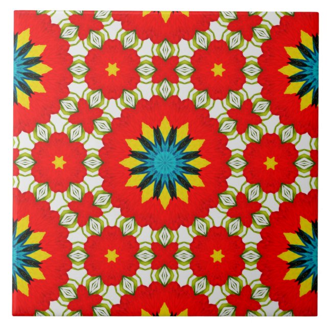 Carreau style italien, carreaux, majolica, citron, impress (Devant)
