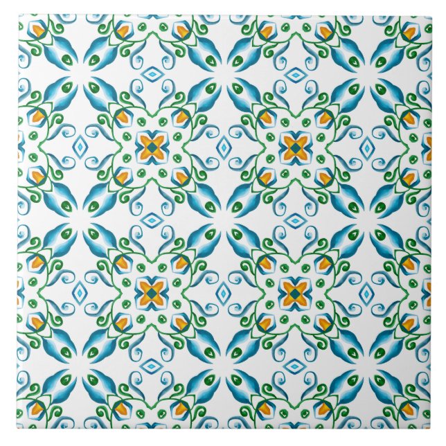 Carreau Style italien, carrelage, majolica, Impression tou (Devant)