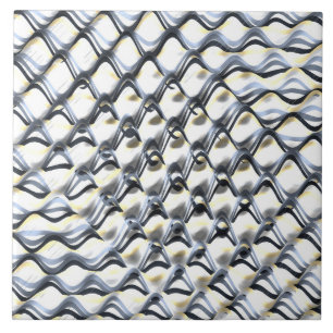 Carreau Styles Art Nouveau Motif Opart 