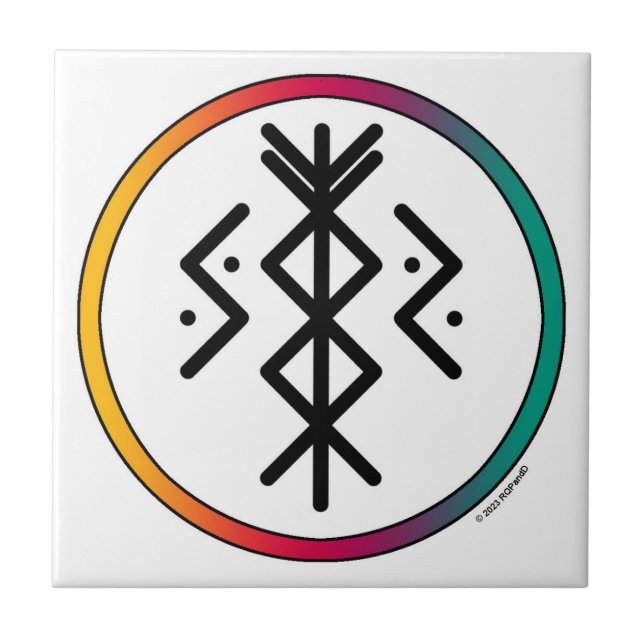 Carreau Succès et prospérité Carrelage en céramique Bindru (Devant)